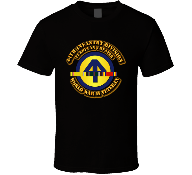 Army - Ssi - 44th Infantry Division - Europe- Wwii T Shirt