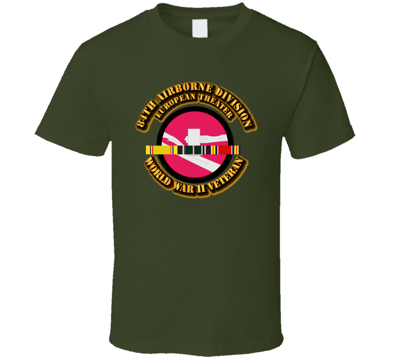 Army - Ssi - 84th Airborne Division - Europe - Wwi T Shirt