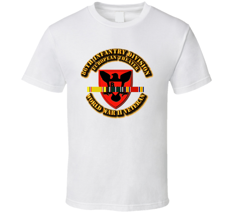 Army - Ssi - 86th Infantry Division - Europe - Wwii T Shirt