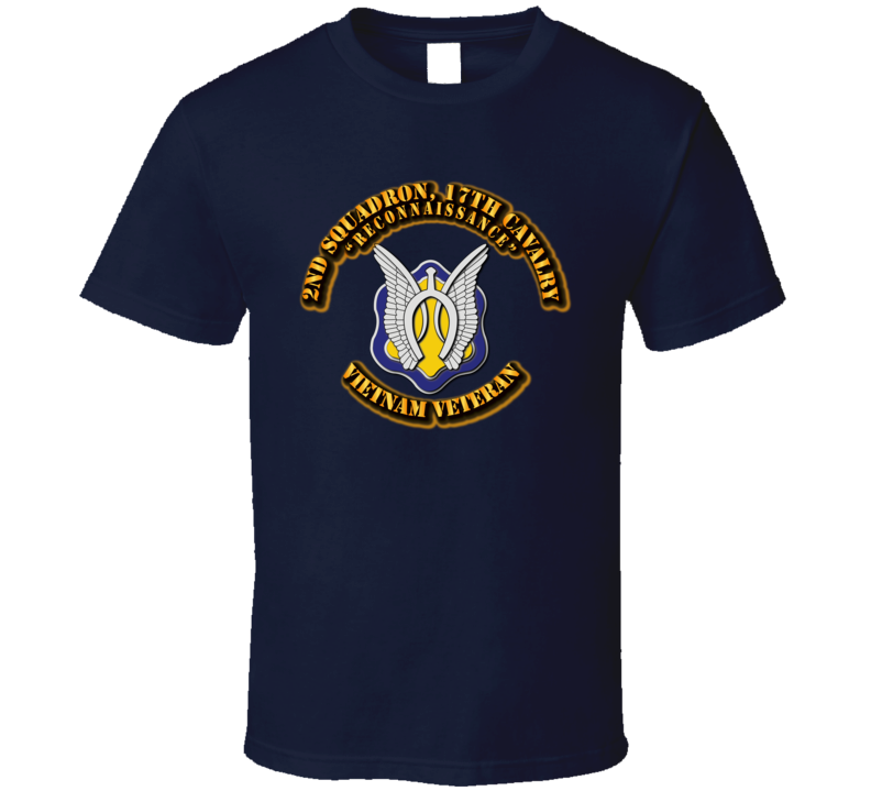2nd Squadron, 17th Cavalry (Reconnaissance) Without Svc Ribbon T Shirt