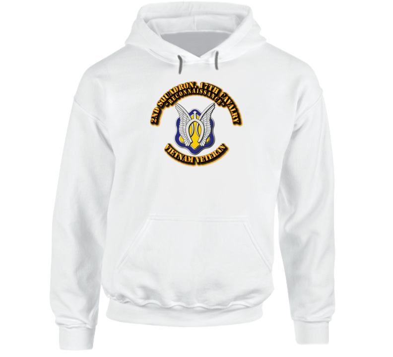2nd Squadron, 17th Cavalry (Reconnaissance) Without Svc Ribbon Hoodie