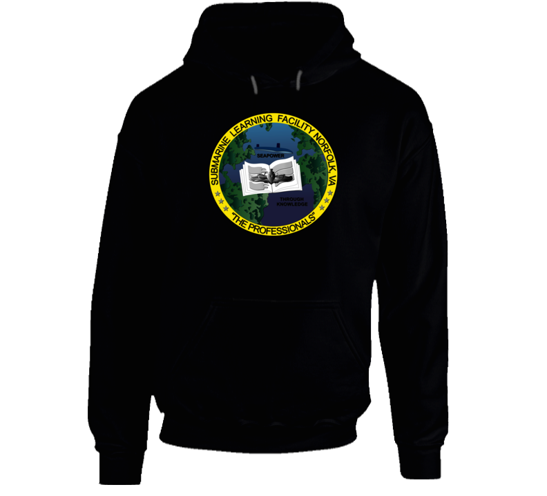 Submarine Learning Facility Norfolk Without Text Hoodie