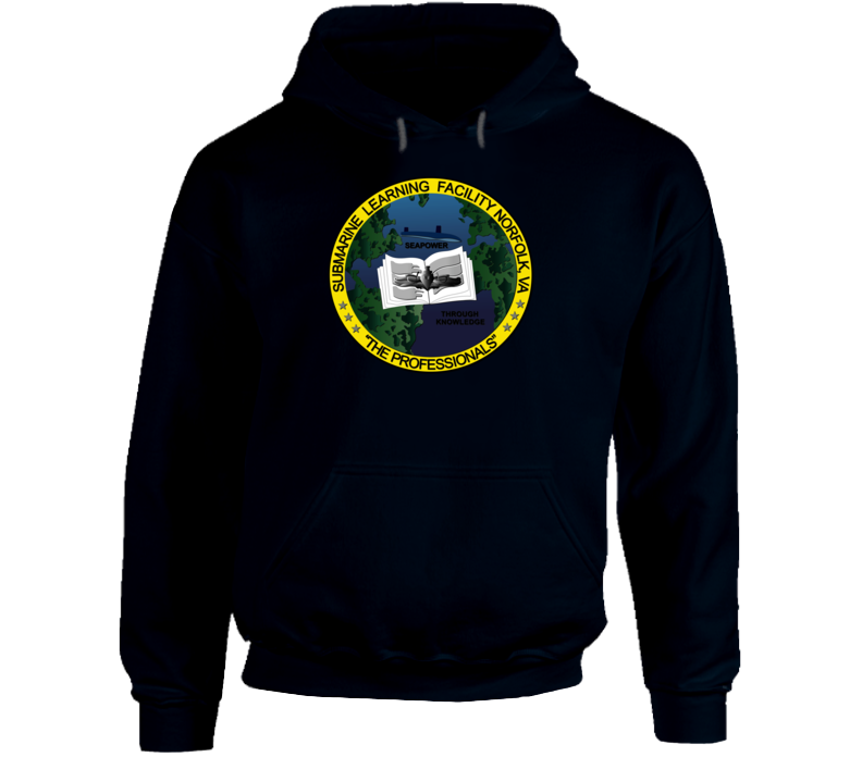 Submarine Learning Facility Norfolk Without Text Hoodie