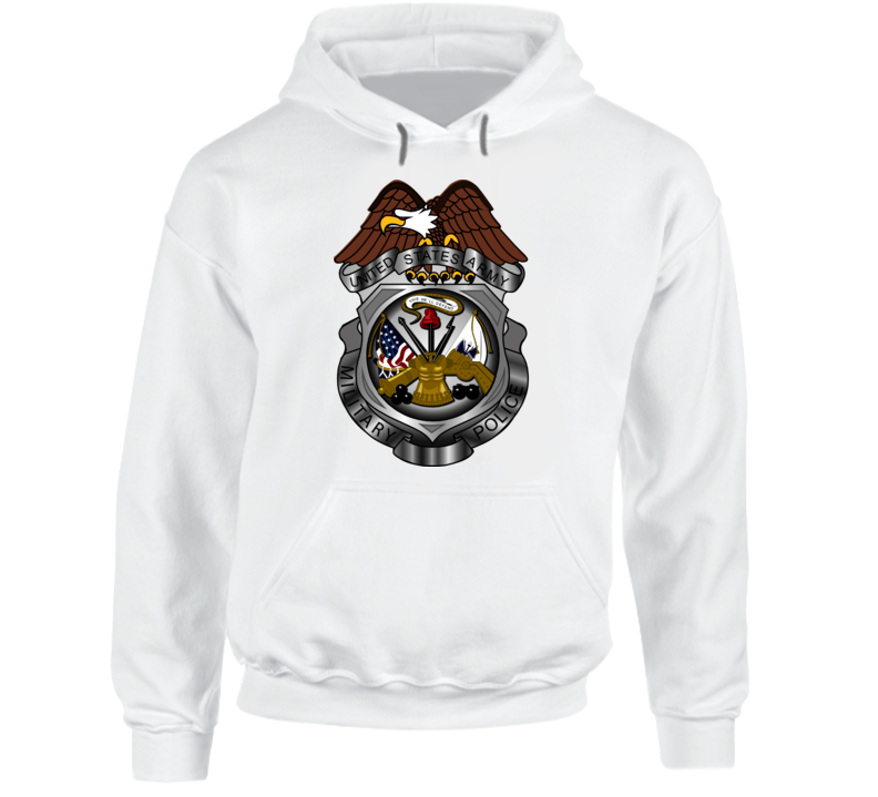 Military Police Badge W Txt Hoodie