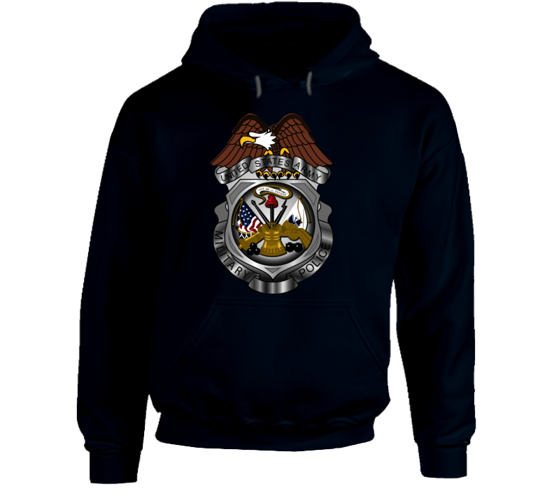 Military Police Badge W Txt Hoodie