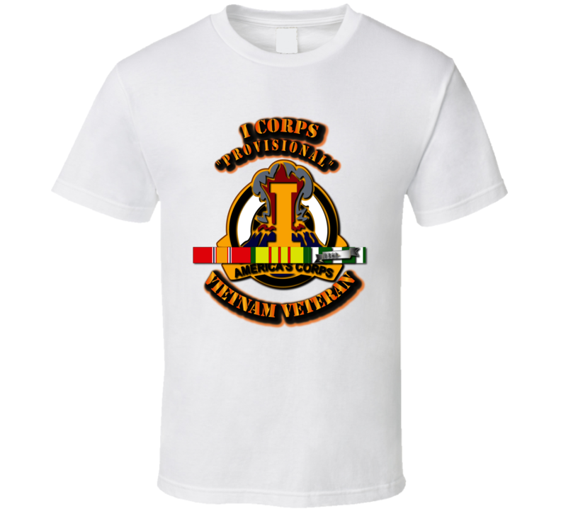I Corps With (provisional) With Svc Ribbon T Shirt