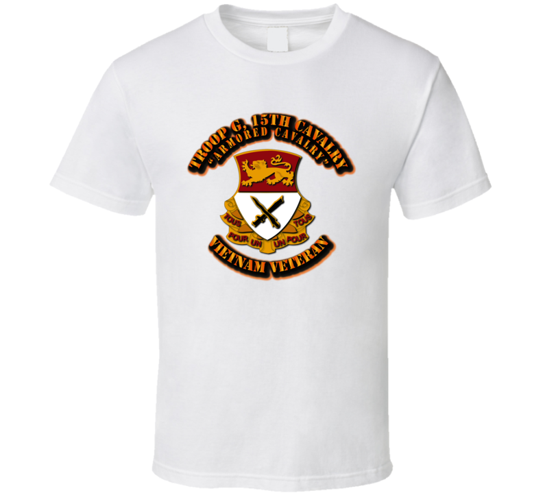 Troop G, 15th Cavalry Without Svc Ribbons T Shirt