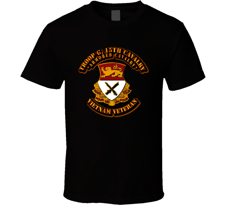 Troop G, 15th Cavalry Without Svc Ribbons T Shirt