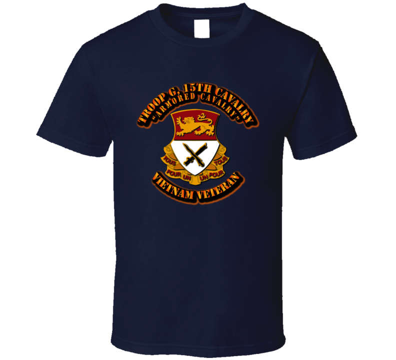 Troop G, 15th Cavalry Without Svc Ribbons T Shirt