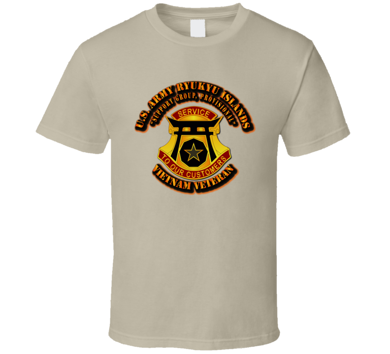 U.s. Army Ryukyu Islands (support Group, Provisional) Without Svc Ribbon T Shirt