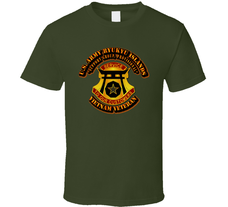 U.s. Army Ryukyu Islands (support Group, Provisional) Without Svc Ribbon T Shirt