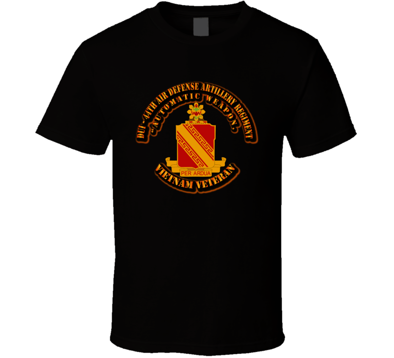 Dui - 44th Air Defense Artillery Regiment No Svc Ribbon T Shirt