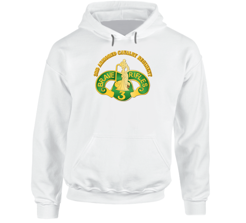 Ssi - 3rd Armored Cavalry Regiment With Txt Hoodie