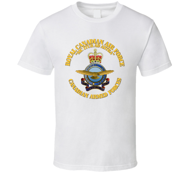 Royal Canadian Air Force - Sic Itur Ad Astra T Shirt