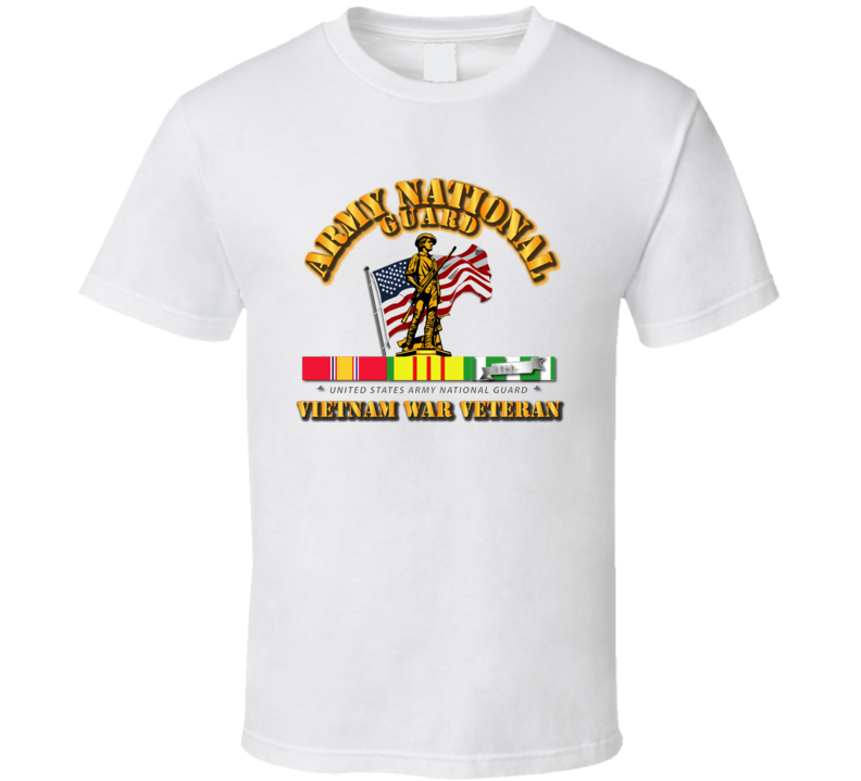 Army - Arng - Vietnam War Veteran T Shirt