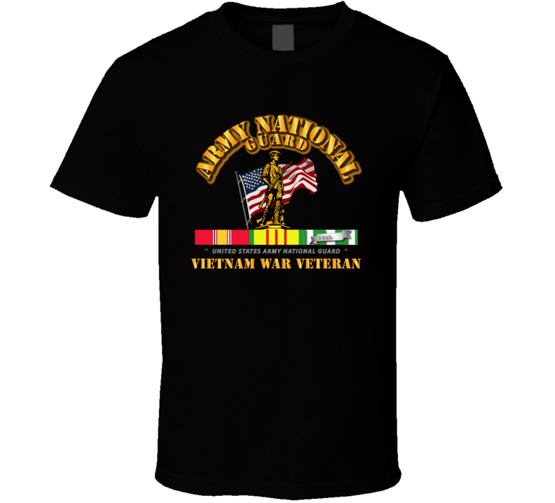 Army - Arng - Vietnam War Veteran T Shirt