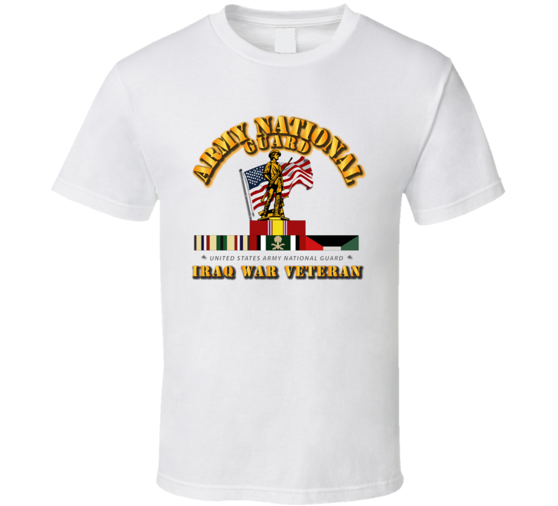 Army - Arng - Iraq War Veteran T Shirt