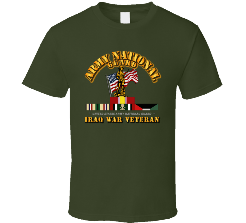 Army - Arng - Iraq War Veteran T Shirt