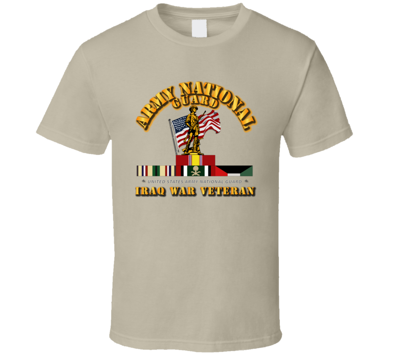 Army - Arng - Iraq War Veteran T Shirt