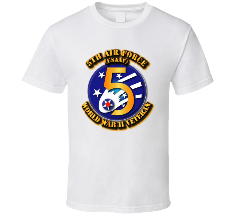  Aac - 5th Air Force - Usaaf T Shirt