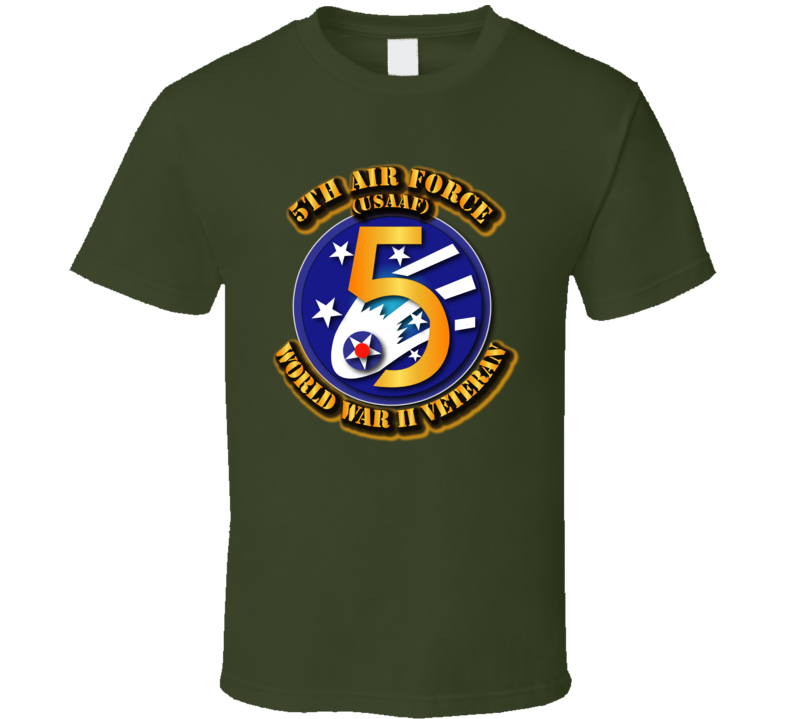  Aac - 5th Air Force - Usaaf T Shirt