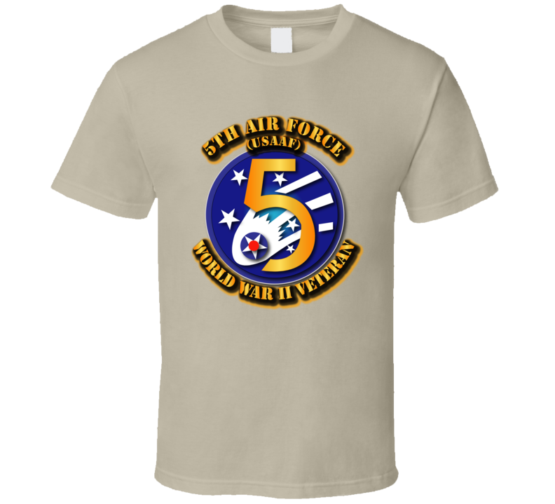  Aac - 5th Air Force - Usaaf T Shirt