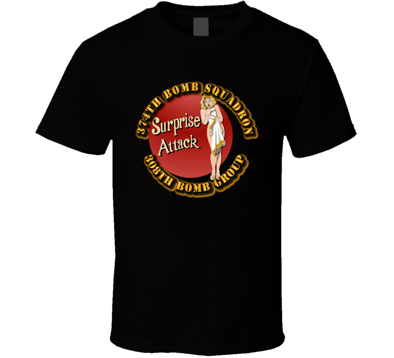 Aac - 374th Bomb Squadron - 308th Bg - Surprise Attack T Shirt