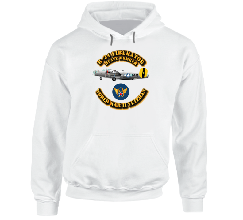 Aac - B-24 Liberator - 8th Af - Wwii Hoodie