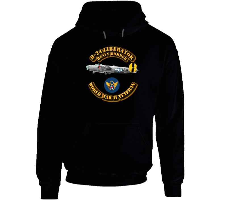 Aac - B-24 Liberator - 8th Af - Wwii Hoodie