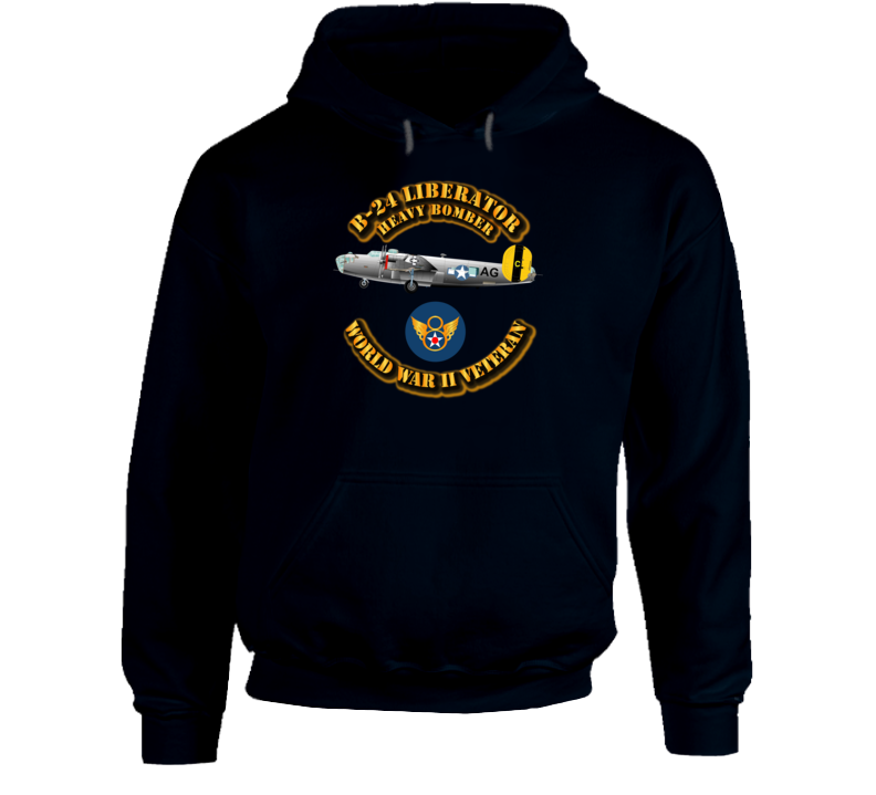 Aac - B-24 Liberator - 8th Af - Wwii Hoodie