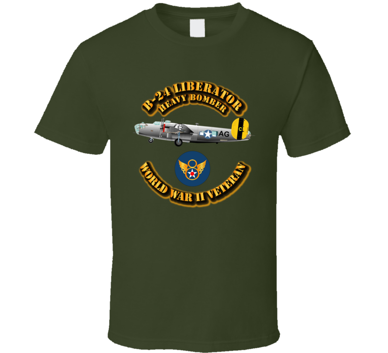 Aac - B-24 Liberator - 8th Af - Wwii T Shirt