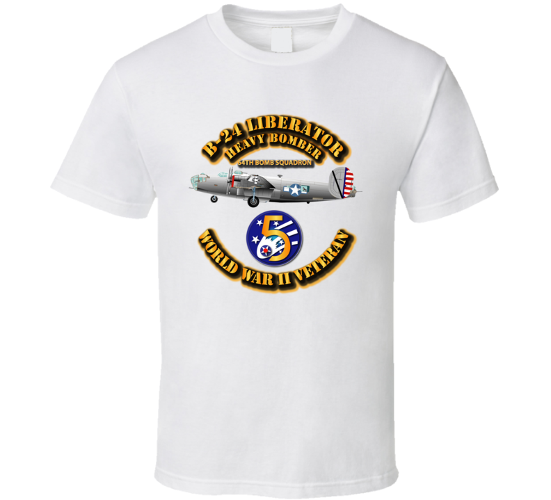 Aac - 43bg - 64th Bs - B-24 - 5th Af T Shirt