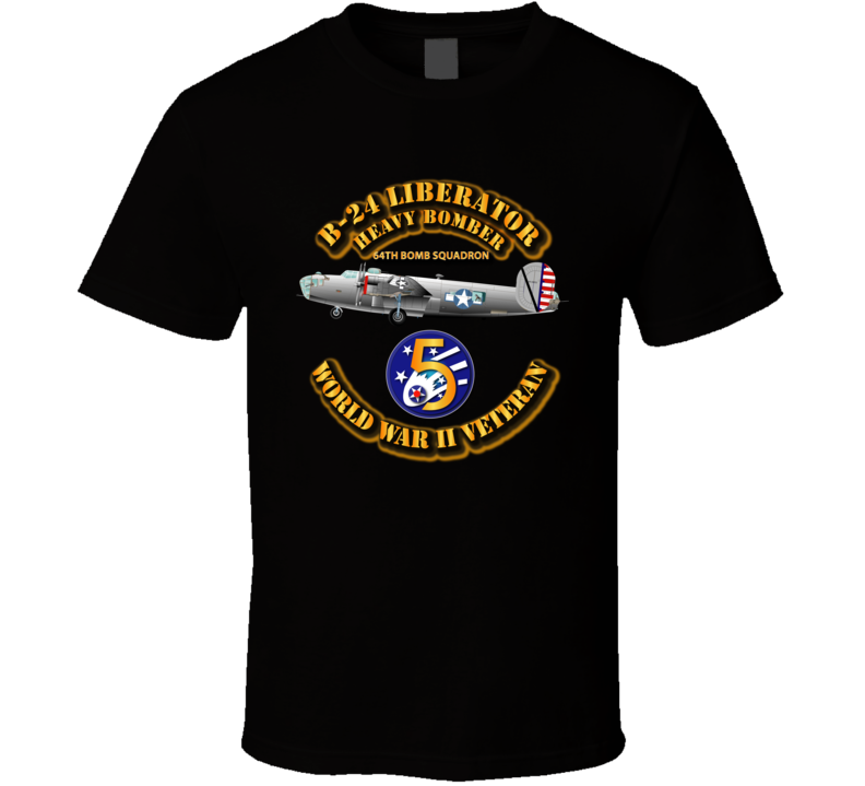 Aac - 43bg - 64th Bs - B-24 - 5th Af T Shirt