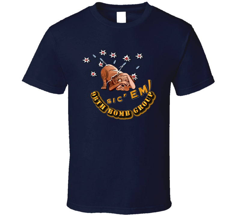 Aac - 98 Bomb Squadron - Sic Em T Shirt