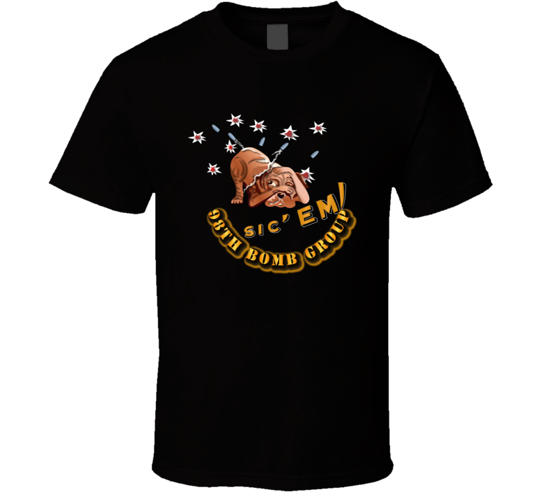 Aac - 98 Bomb Squadron - Sic Em T Shirt