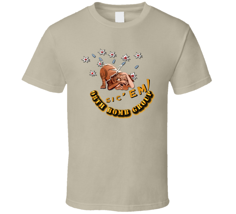 Aac - 98 Bomb Squadron - Sic Em T Shirt