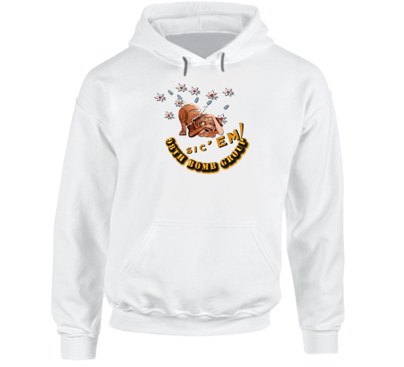 Aac - 98 Bomb Squadron - Sic Em Hoodie