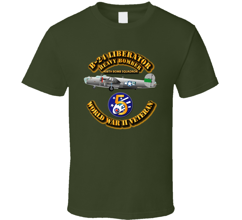  Aac - 22bg - 408th Bs - B-24 - 5th Af T Shirt