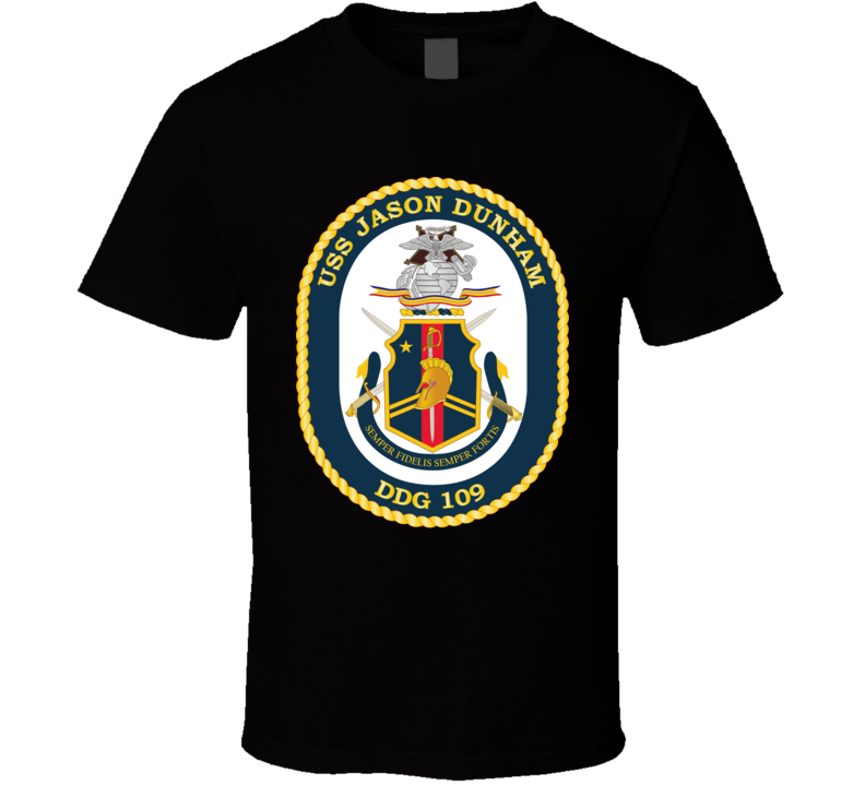 Navy - Uss Jason Dunham - Ddg-109 T Shirt