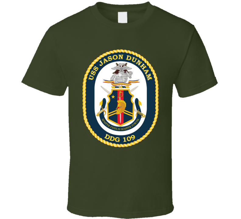 Navy - Uss Jason Dunham - Ddg-109 T Shirt