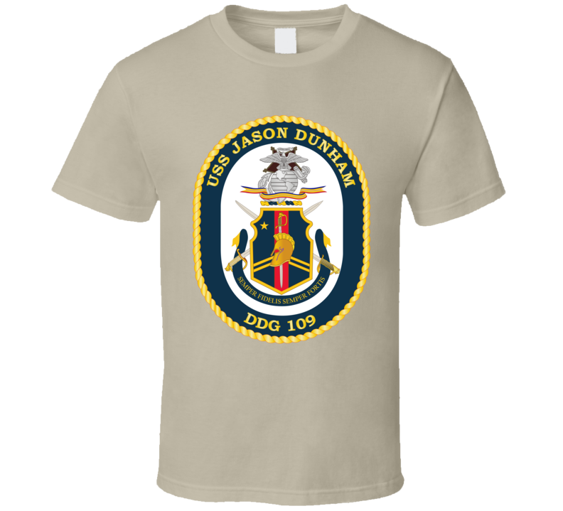 Navy - Uss Jason Dunham - Ddg-109 T Shirt