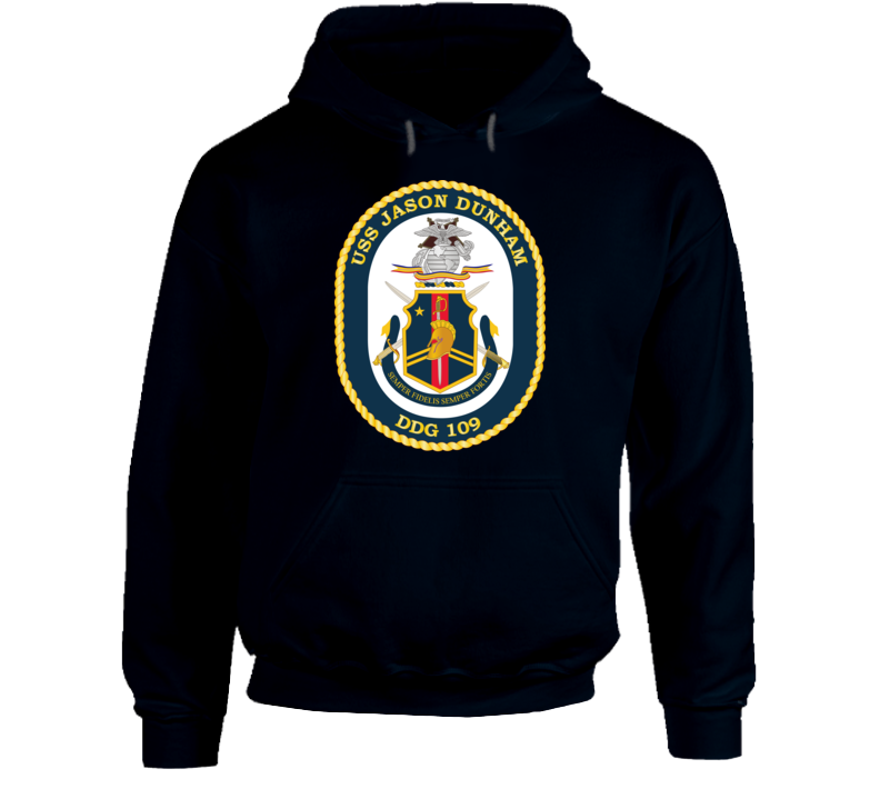 Navy - Uss Jason Dunham - Ddg-109 Hodie Hoodie