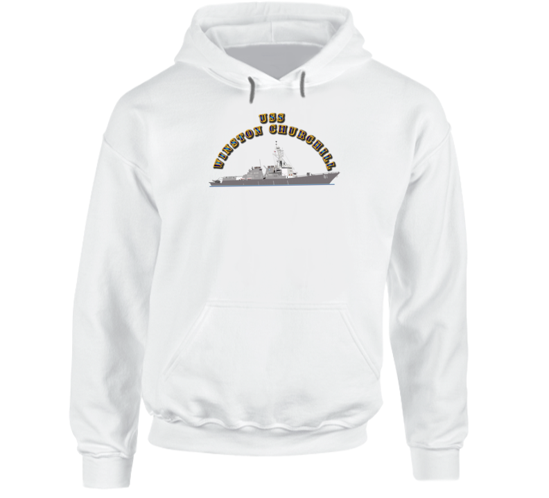 Emblem - Uss Winston Churchill - Ship - 1 Hodie Hoodie