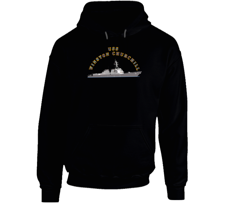 Emblem - Uss Winston Churchill - Ship - 1 Hodie Hoodie