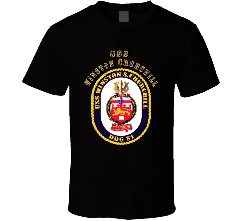 Emblem - Uss Winston Churchill - 1 T Shirt