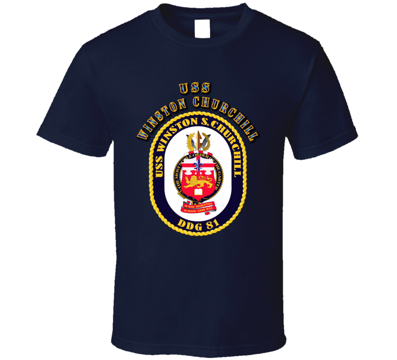 Emblem - Uss Winston Churchill - 1 T Shirt