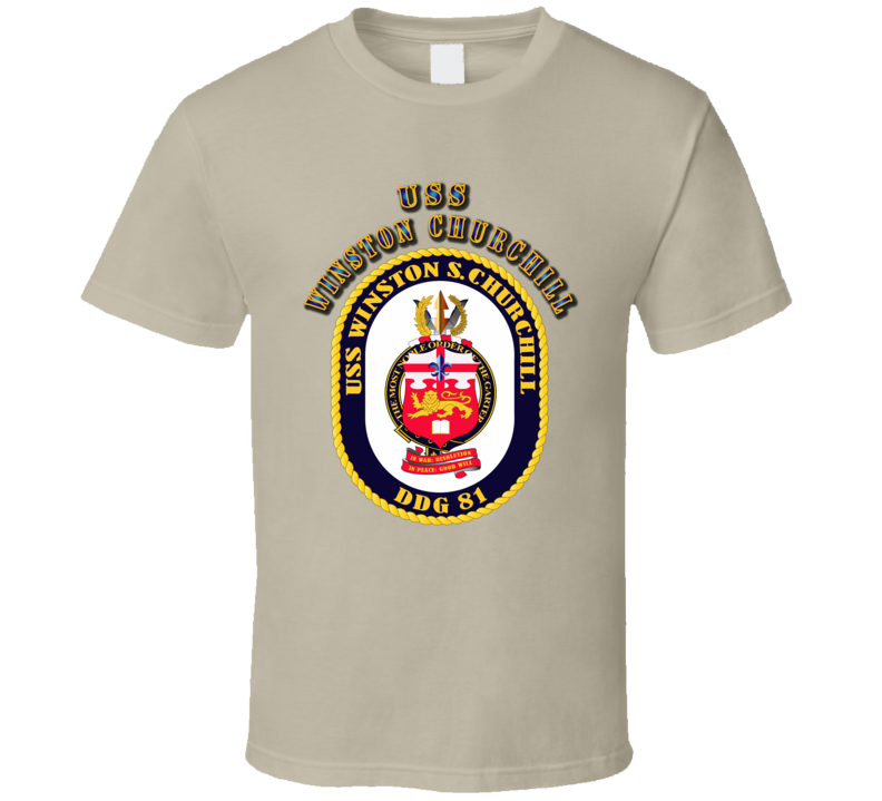 Emblem - Uss Winston Churchill - 1 T Shirt
