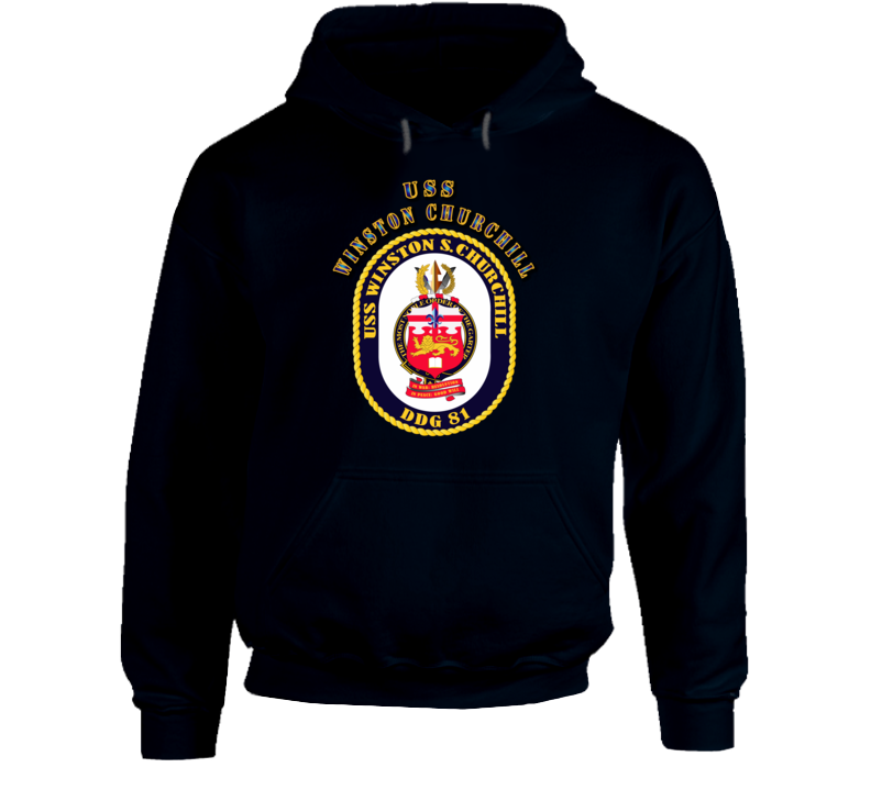 Emblem - Uss Winston Churchill - 1 Hoodie