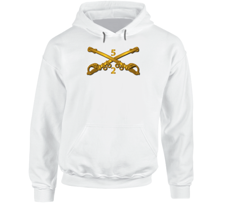 Army - 2nd Bn 5th Cavalry Branch Wo Txt Hoodie