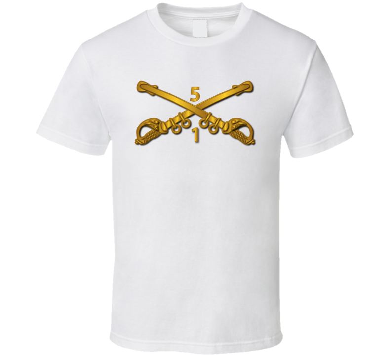 Army - 1st Bn 5th Cavalry Branch Wo Txt T Shirt